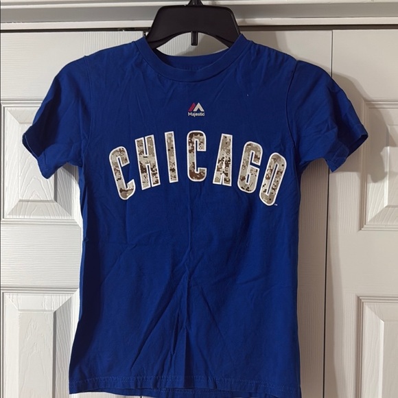 Majestic Other - Majestic Blue Chicago Short Sleeve Tee